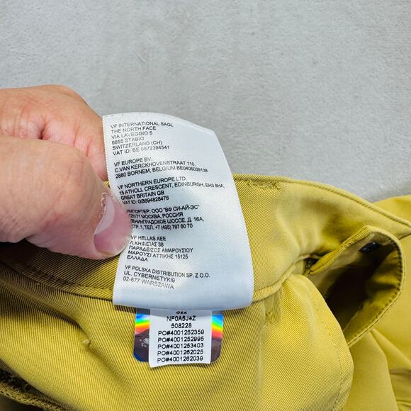 The North Face Pants Men 36 Yellow City Standard Modern Pant Performance Stretch - Picture 13 of 14